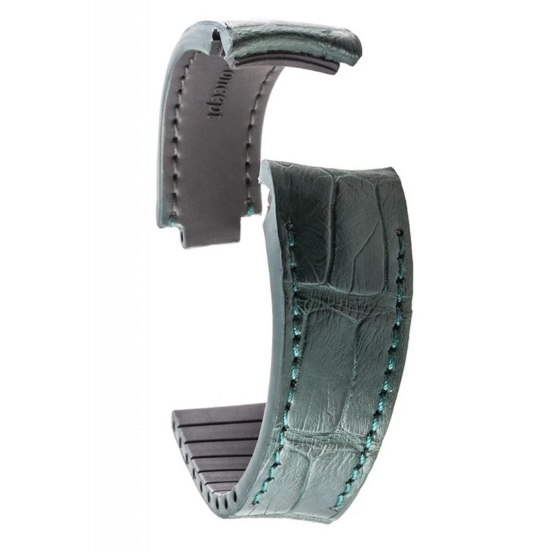 rolex green leather strap