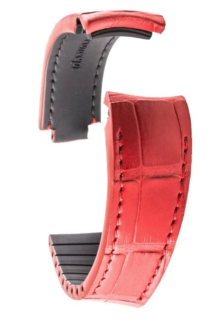 R strap rubber watch band for Rolex Yachtmaster 40mm & Oyster