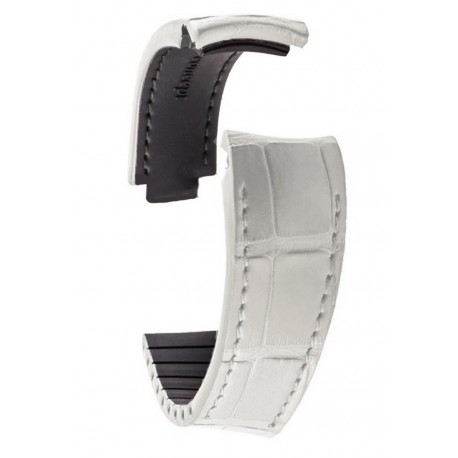 rolex white leather strap