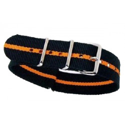 NATO strap Black/Orange