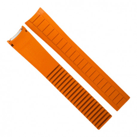 Rubber B strap PK22 - Mandarin Orange
