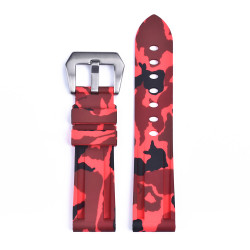 kronokeeper-camouflage-rubber-strap-red
