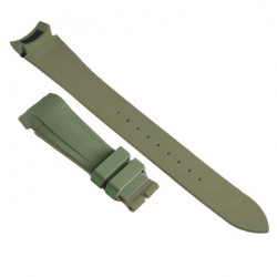 RubberB strap T807 for Tudor Military Green