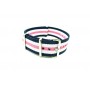 NATO strap Navy/White/Pink