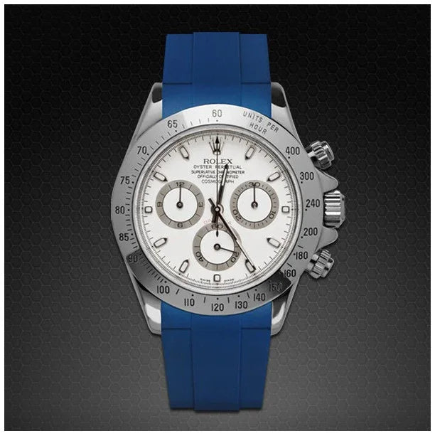 RubberB M106CD Blue with buckle Strap - view 4