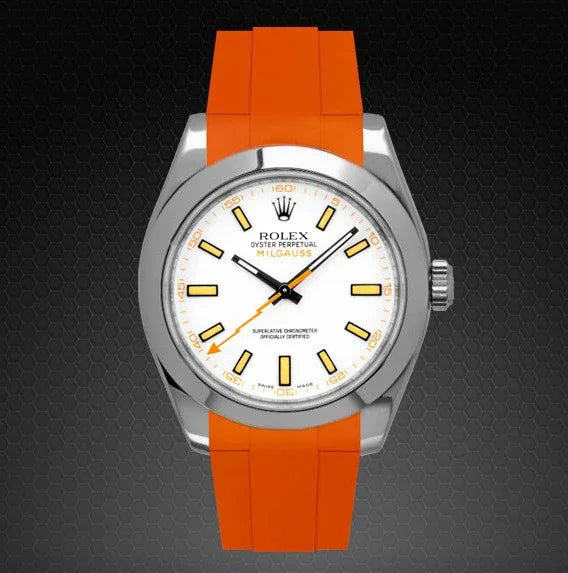 RubberB M106CD Orange with buckle Strap - view 4