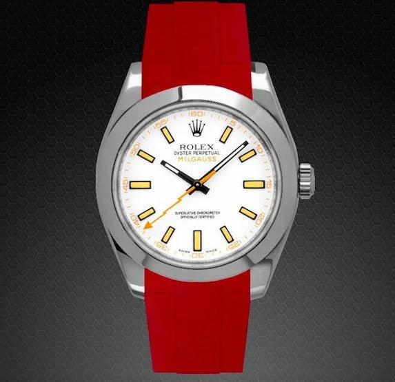 RubberB M106CD Red with buckle Strap - view 3