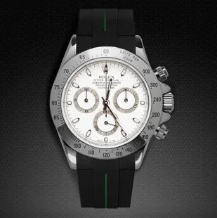 RubberB M106CD Black/Green with buckle Strap - view 6