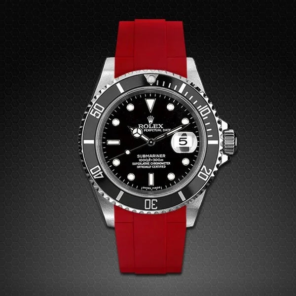 RubberB M106CD Red with buckle Strap - view 4