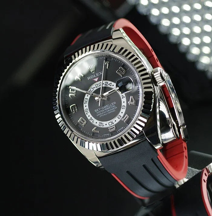 RubberB M110 Black/Red Strap - view 3