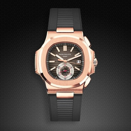 Rubber B strap PK77 for Patek Philippe Nautilus