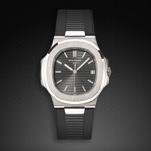 Rubber B strap PK77 for Patek Philippe Nautilus