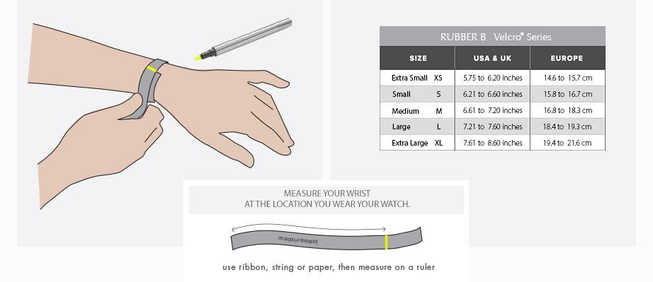 Rubber B Strap for Audemars Piguet Royal Oak 41mm on Bracelet - APV41 Velcro Series Black