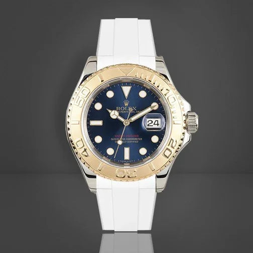 Rubber B Strap M317 White with buckle - detail
