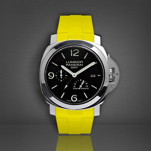 RubberB Strap P220 Yellow for Luminor 44 mm 1950 Type I