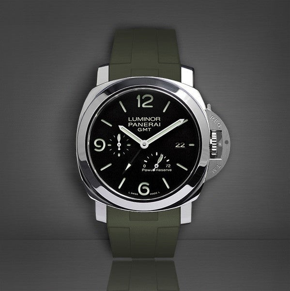 RubberB Strap P220 Military green Luminor 44 mm 1950 Type I