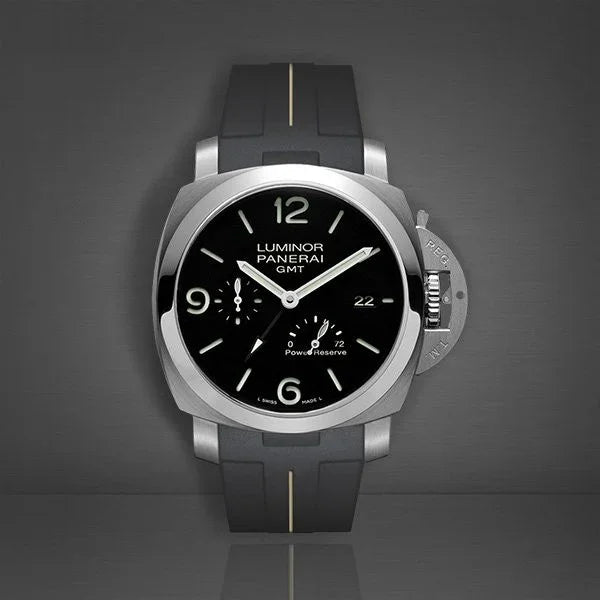 RubberB Strap Black/Sand for Luminor 44 mm 1950 Type II - detail
