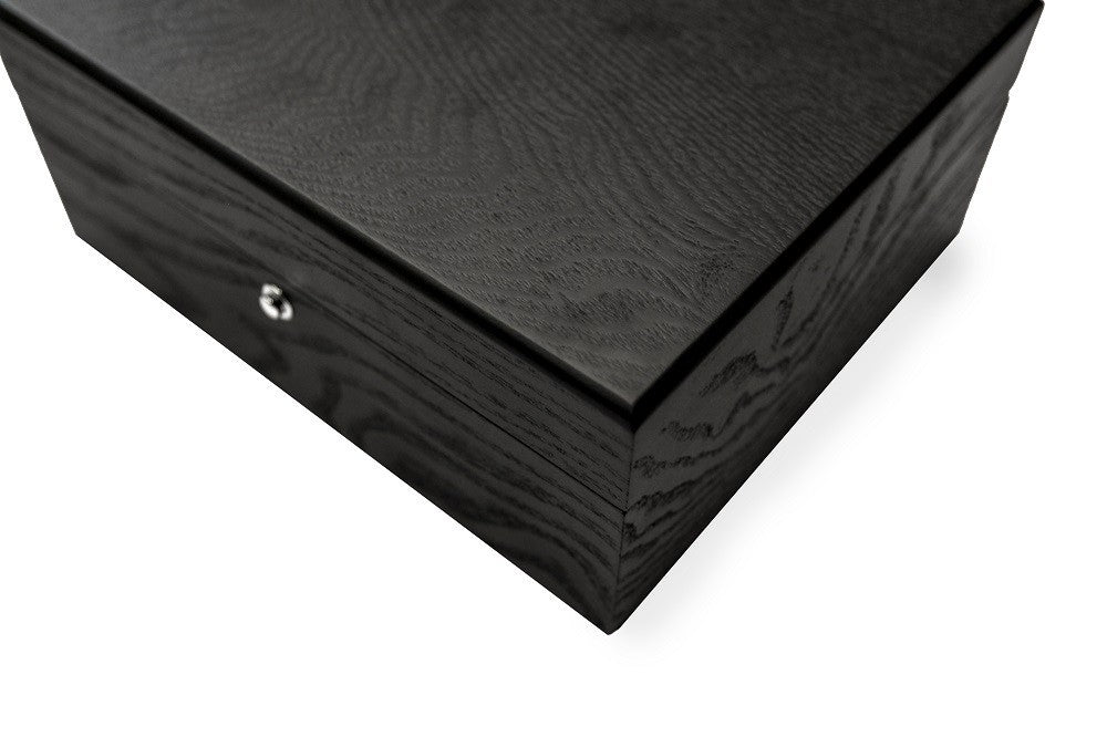 KronoKeeper Black Ash 6 watch box