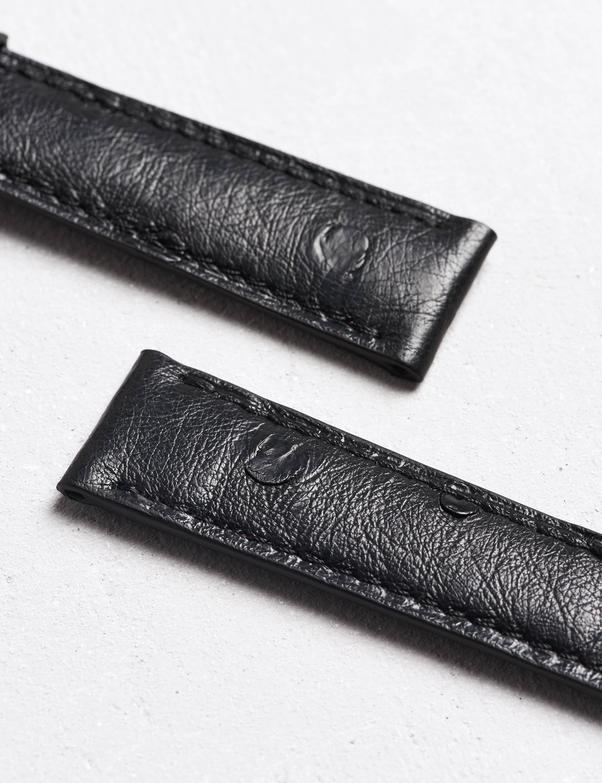 Camille Fournet Ostrich - Black