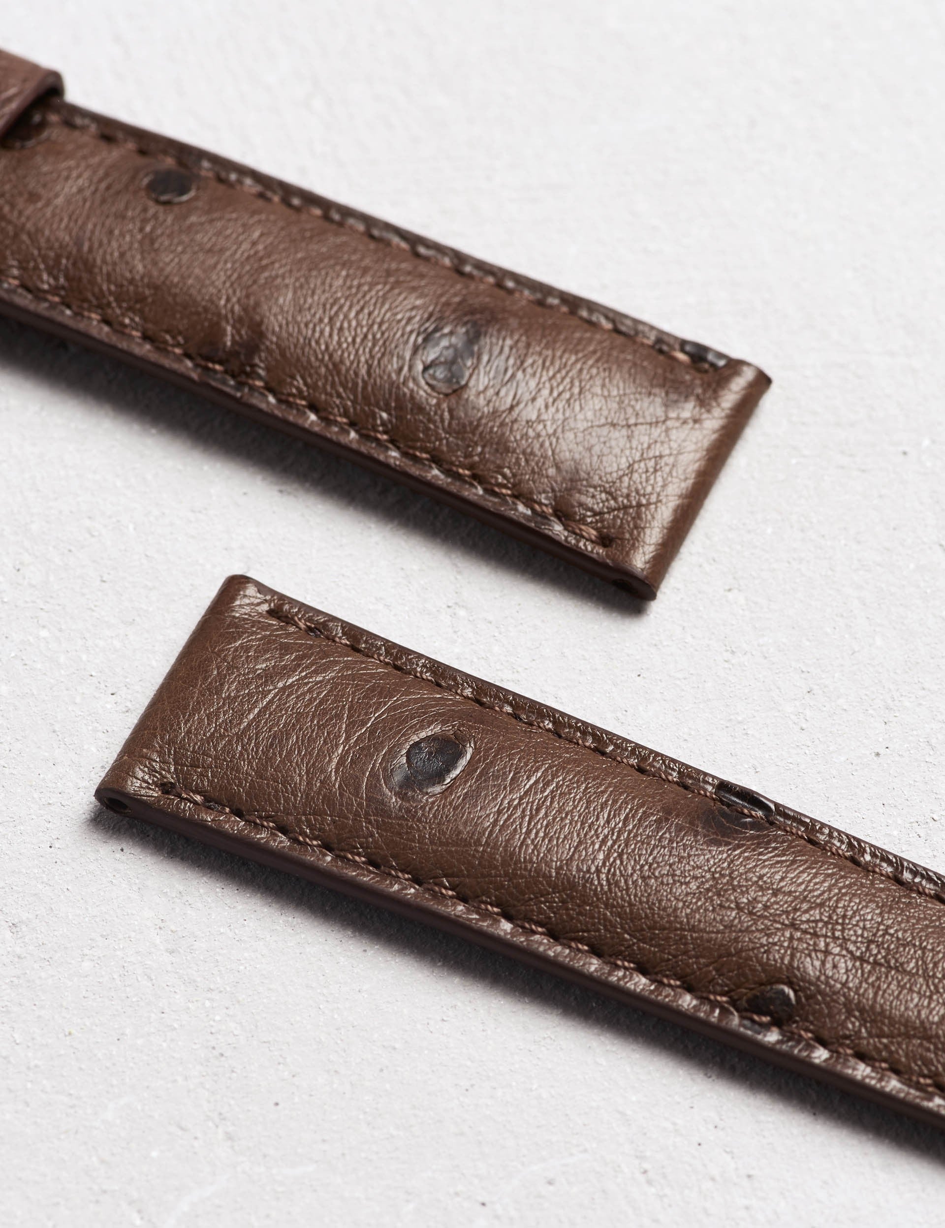 Camille Fournet Ostrich - Hazelnut