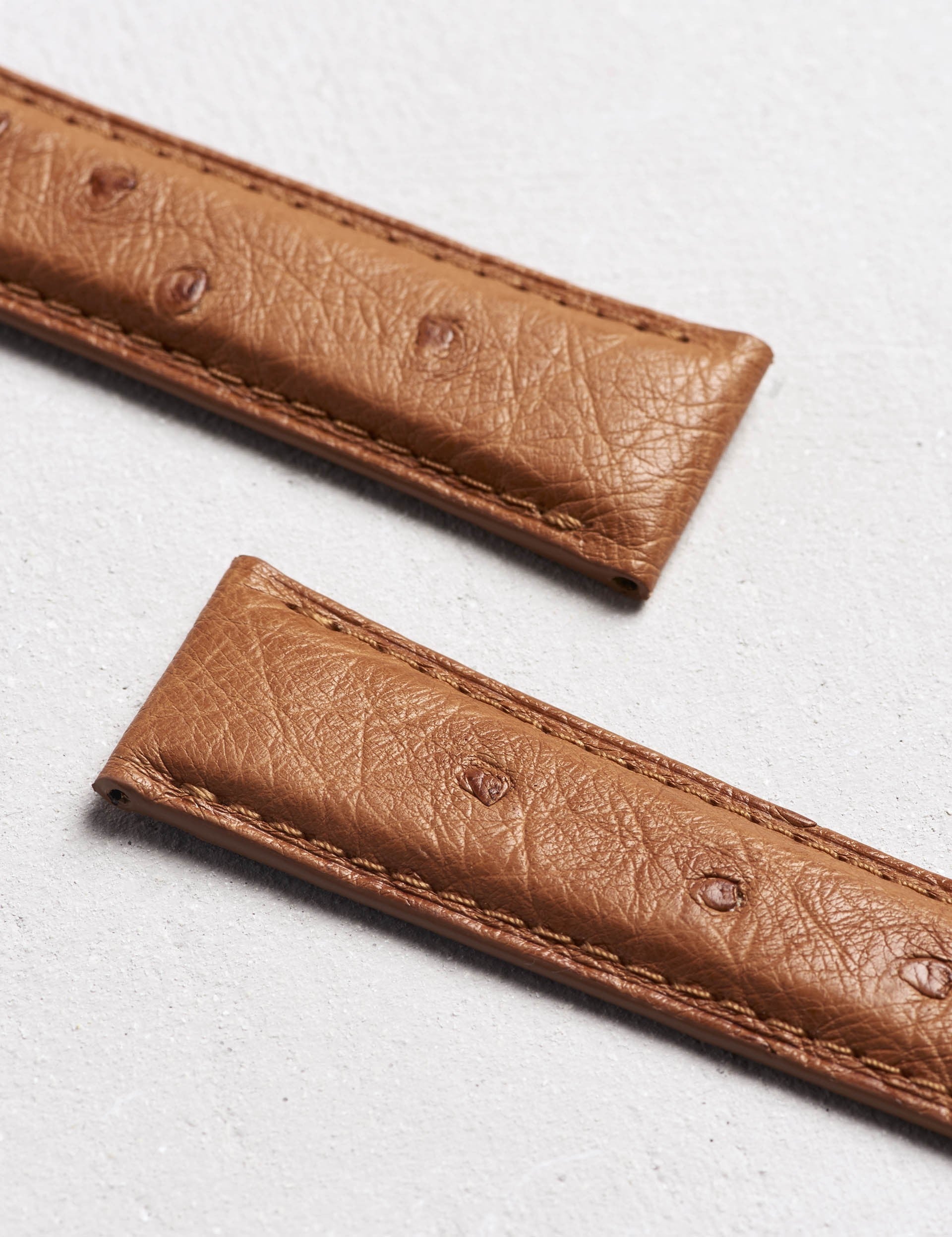 Camille Fournet Ostrich - Dark Gold