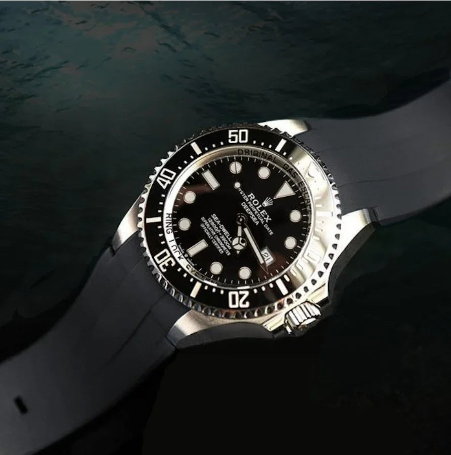 RubberB M207 strap Black with buckle for DSSD 126660 - detail