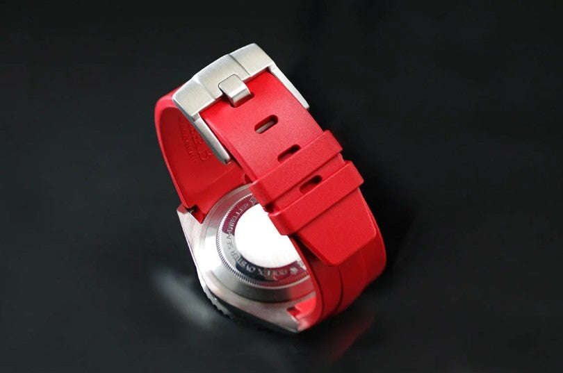 Rubber B strap M113 Black with buckle