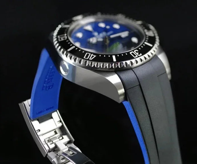 Rubber B M208 Black/Blue for DSSD 126660 - detail