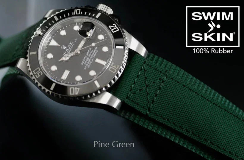Rubber B Tang Buckle RC20 Cuff Series - Pine Green - detail