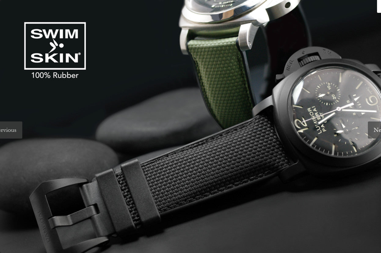 Rubber B strap Ballistic SwimSkin PS24 Black