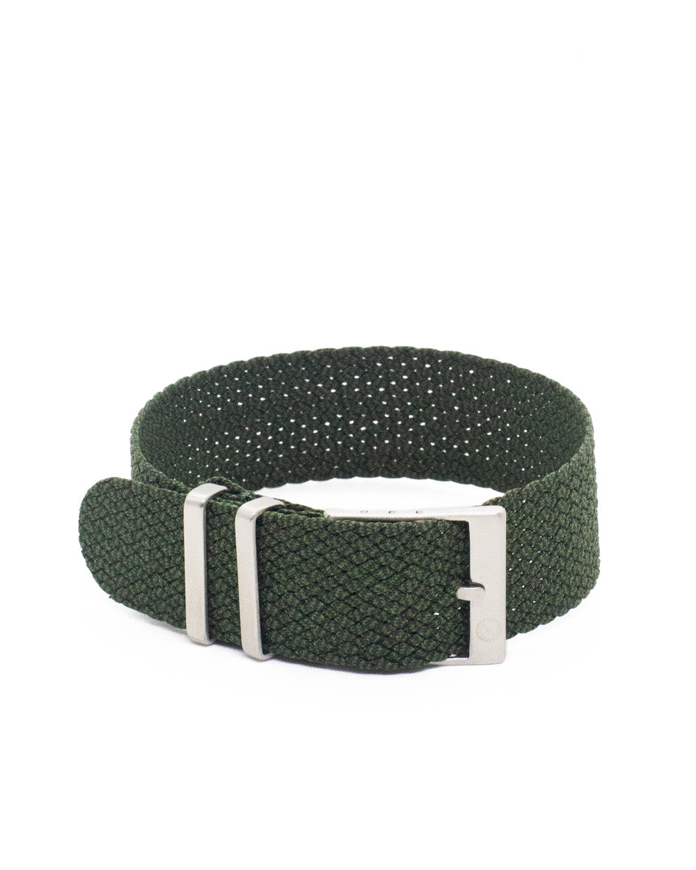 Kronokeeper Perlon strap Dark Green
