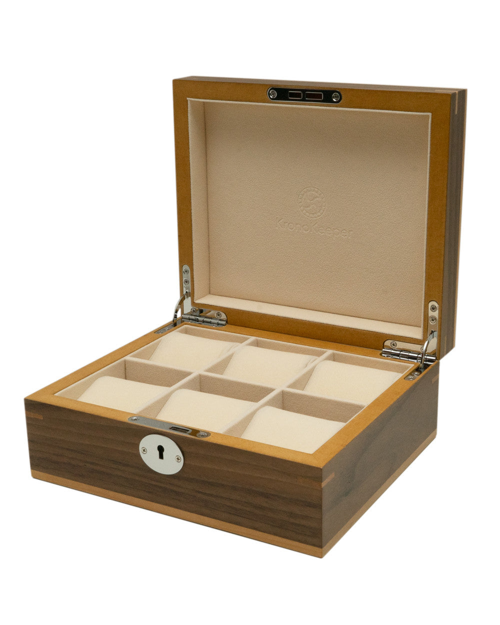 Clipperton 6 watch box in brown wood