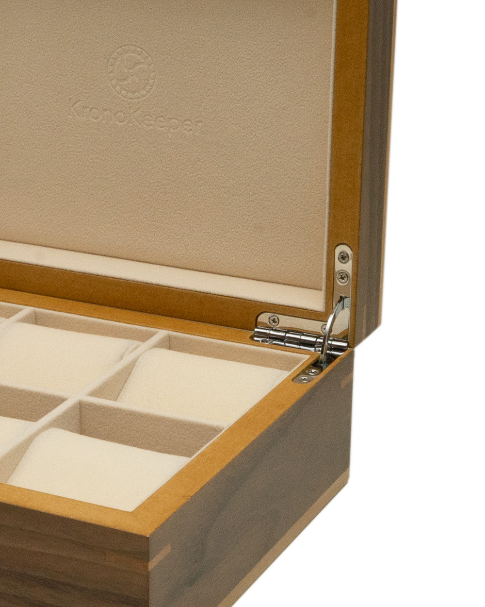 Clipperton 6 watch box in brown wood