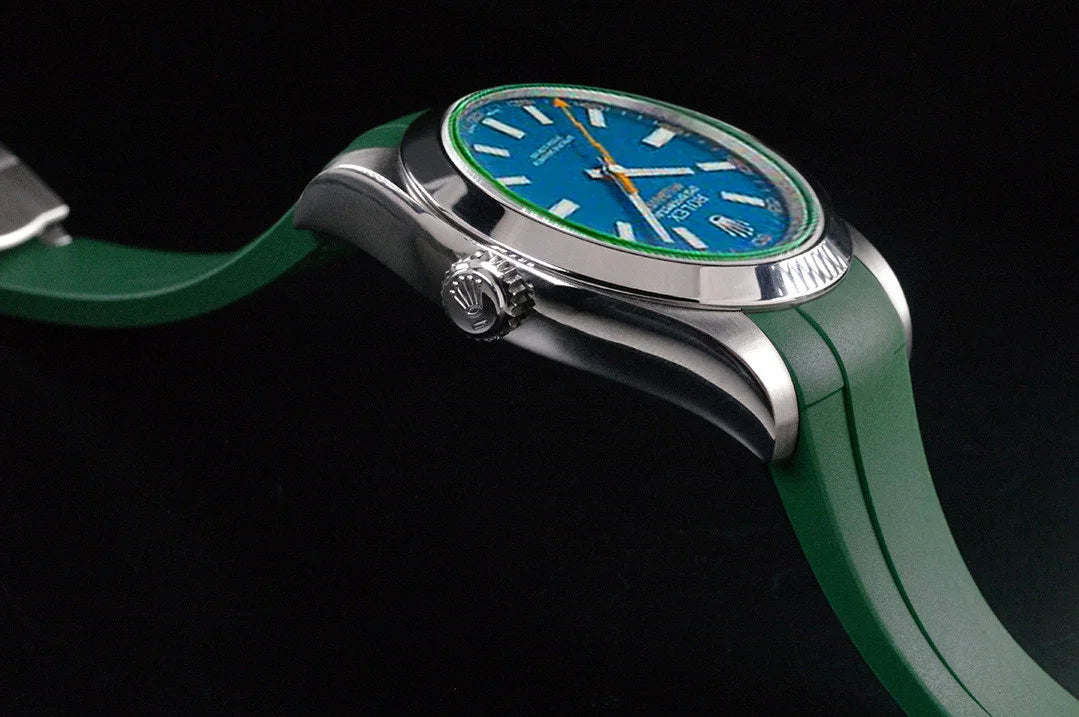 Rubber B Strap M115 Pine Green - detail