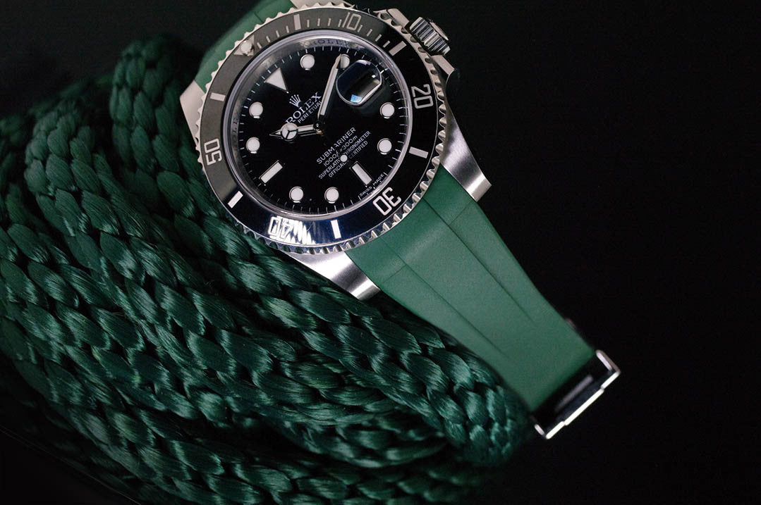 Rubber B strap M104 Pine Green