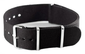 NATO watch strap - Black - NATO nylon watch strap