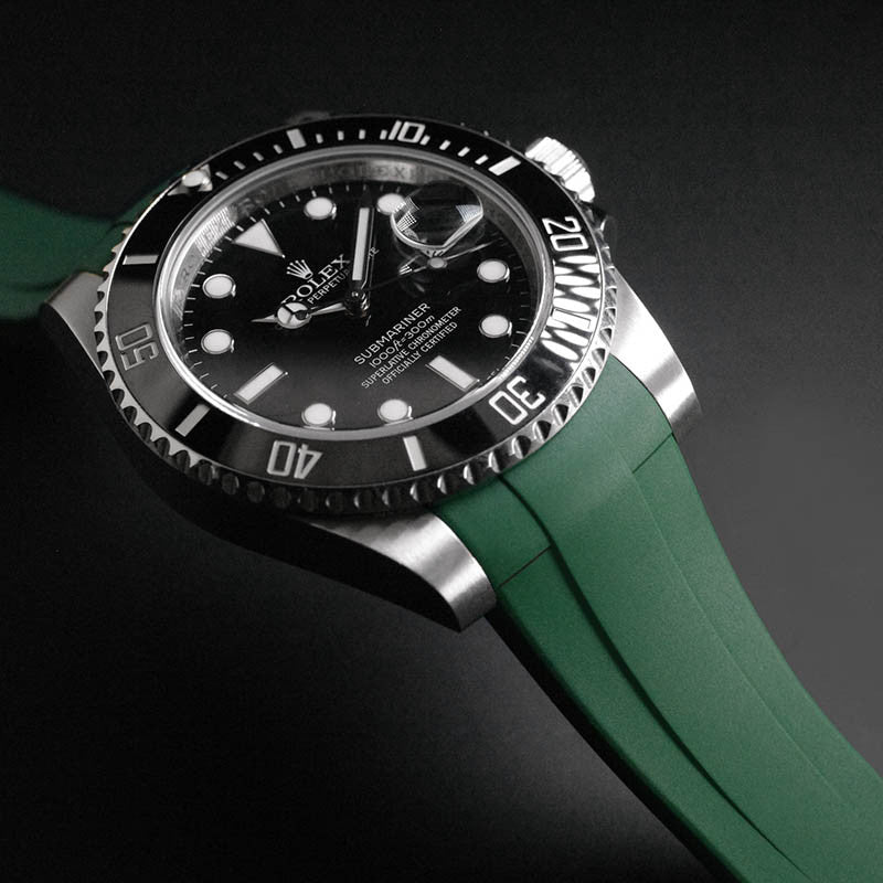 Rubber B strap M206  with buckle for Submariner Ceramic 41mm