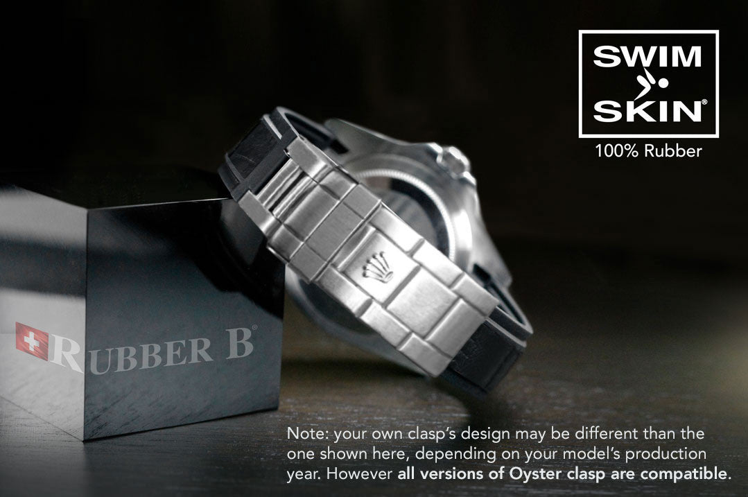 Rubber B strap Swimskin Ballistic Navy Blue