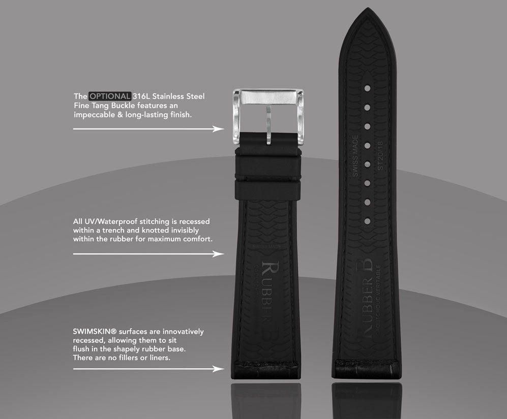 Rubber B strap ST20 Ballistic Black