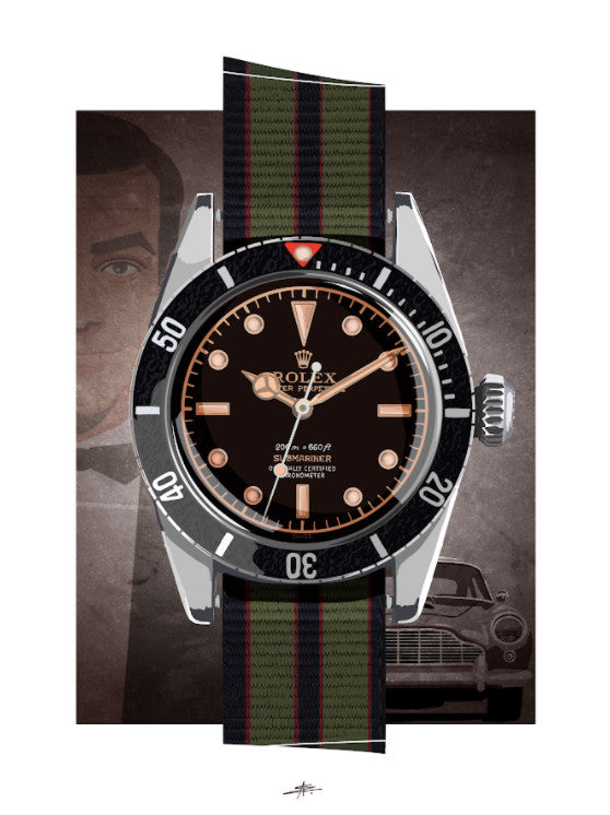 Watchoniste X MisterChrono art printing - 007 - 60x80