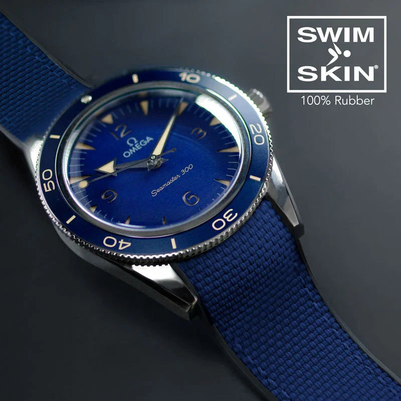 RubberB Ballistic SwimSkin 21mm - Navy SK21 Strap - view 3