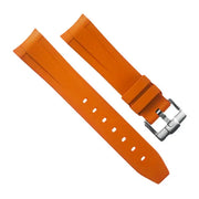 RubberB M106CD Orange with buckle Strap - rubber watch strap