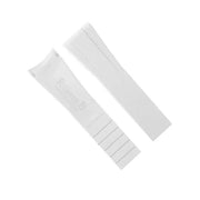 RubberB M101 White Strap - rubber watch strap