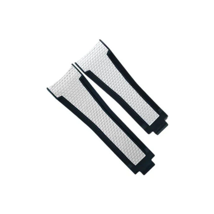 RubberB Swimskin SK20CD Ballistic - White Strap - rubber watch strap