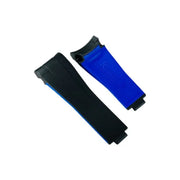 Rubber B M208 Black/Blue for DSSD 126660 - rubber watch strap