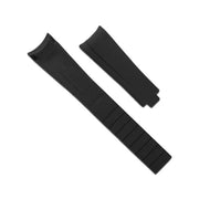 Rubber B Strap M216 Black - rubber watch strap