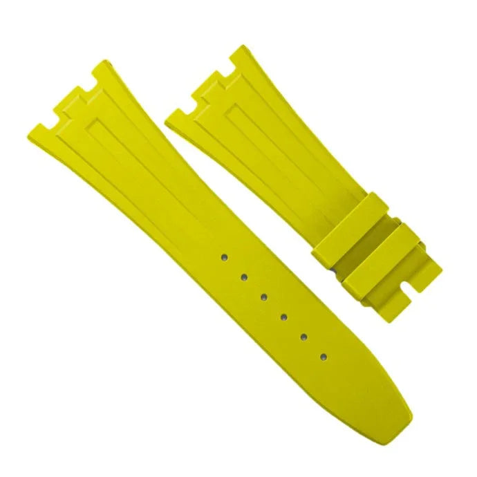 RubberB APC41 Yellow for Audemars Piguet On Strap 41mm Strap - rubber watch strap
