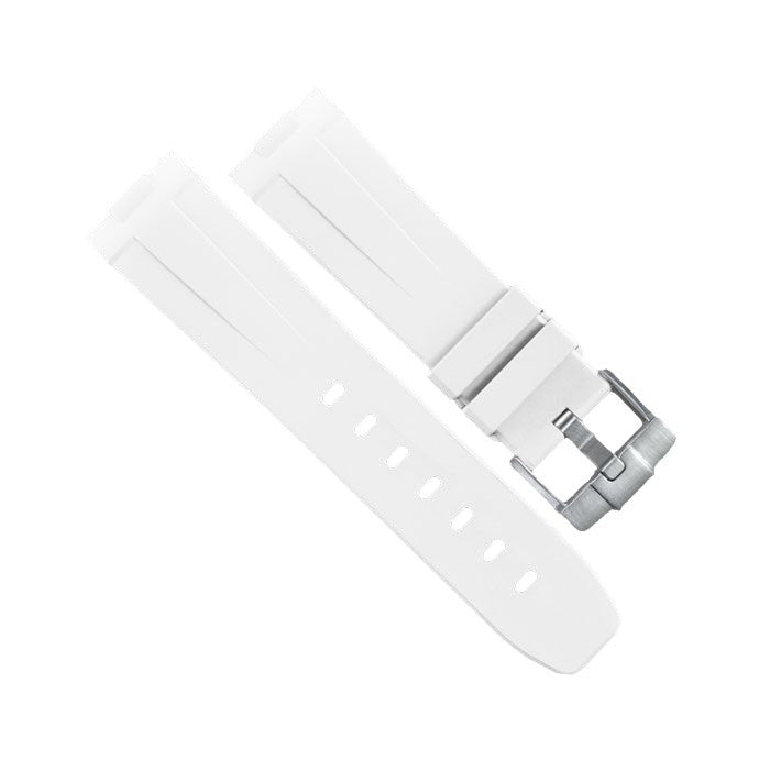 RubberB Strap P220 White Luminor 44 mm 1950 Type I - rubber watch strap