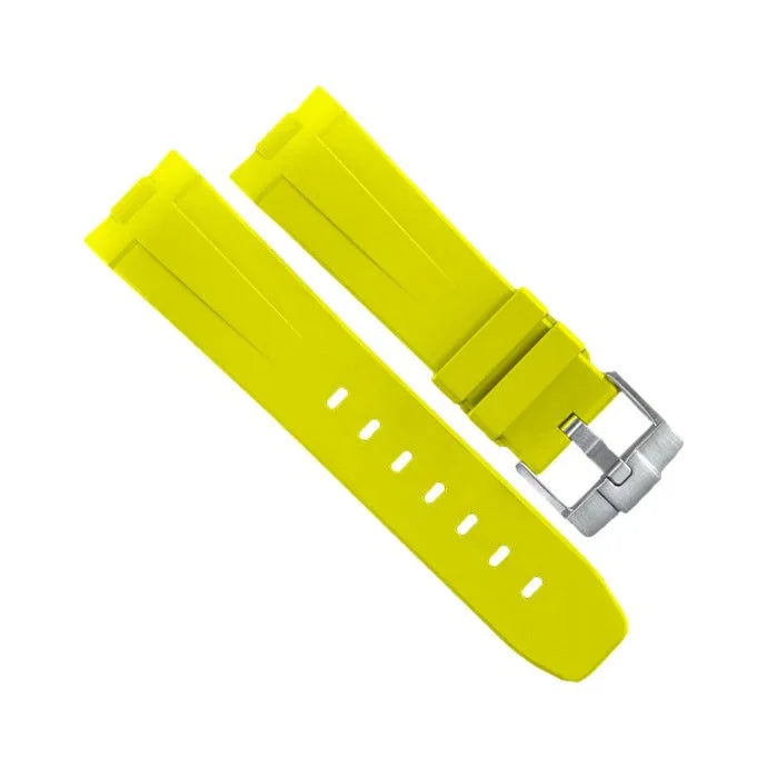 RubberB Strap P230 Yellow Luminor 44 mm 1950 Type II - rubber watch strap