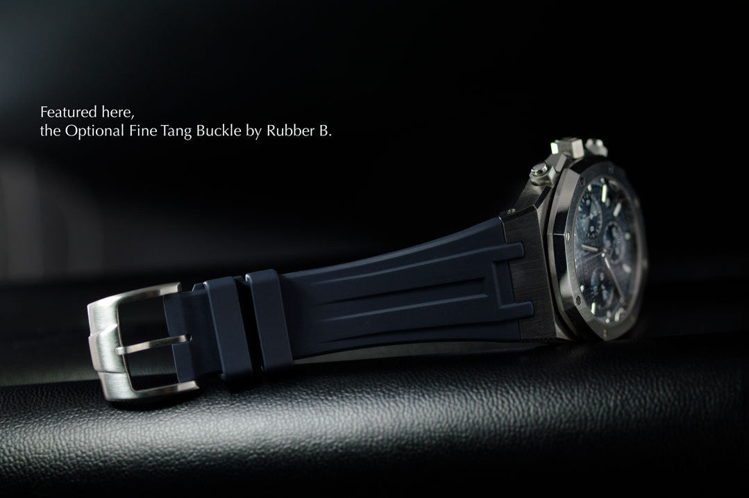 Rubber B Strap APB41 White for Audemars Piguet Royal Oak 41mm on Leather or Bracelet - Classic Series